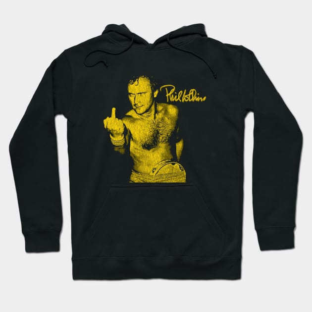 Funny Phil Collins Fan Art Yellow Gold Hoodie by Bingung Mikir Nama Design